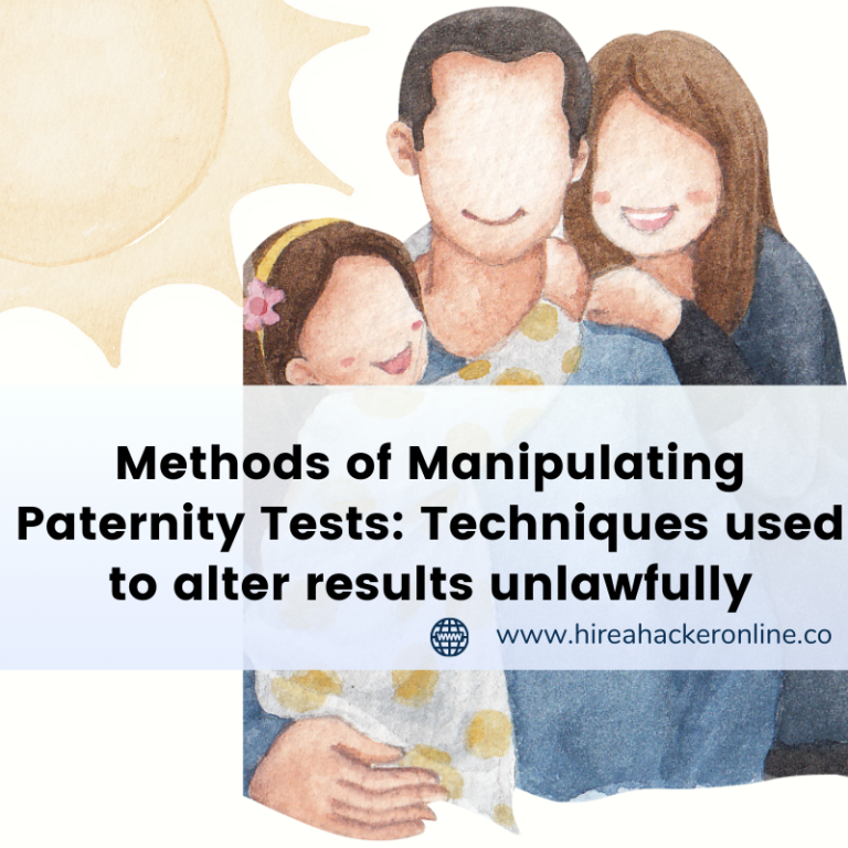 Methods of manipulating paternity tests, Techniques to alter paternity test results, Unlawful paternity test manipulation, Paternity fraud techniques, Altering DNA test results, Paternity test tampering methods, Paternity fraud tactics, DNA testing fraud, Unlawful practices in paternity testing, Preventing paternity test manipulation